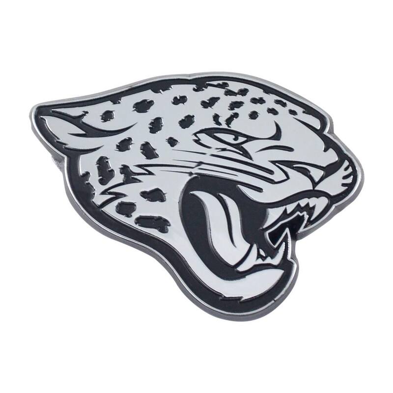 FANMATS NFL - Jacksonville Jaguars Chromed Metal 3D Emblem - 21541