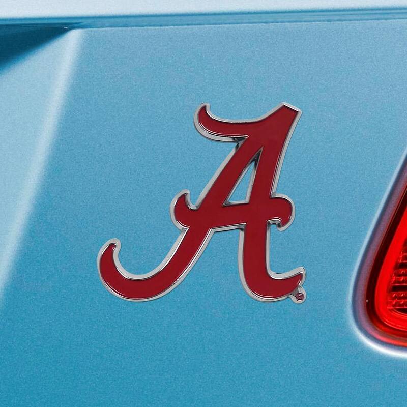 FANMATS 3 in. x 3.2 in. NCAA University of Alabama Color Emblem - 22197