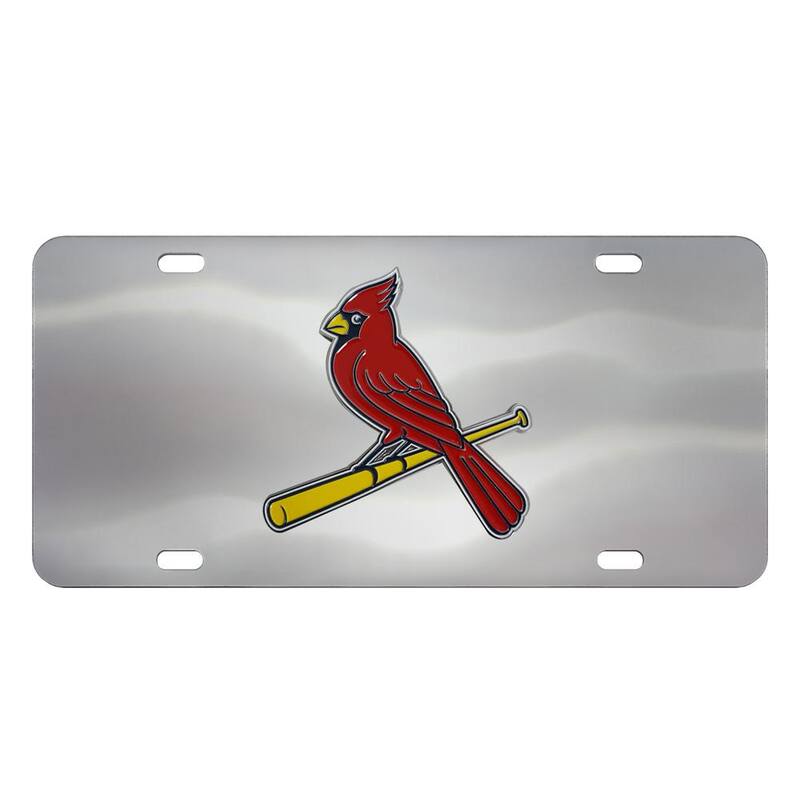 FANMATS MLB 6.25 in. x 12.25 in. St. Louis Cardinals Diecast License Plate - 26881