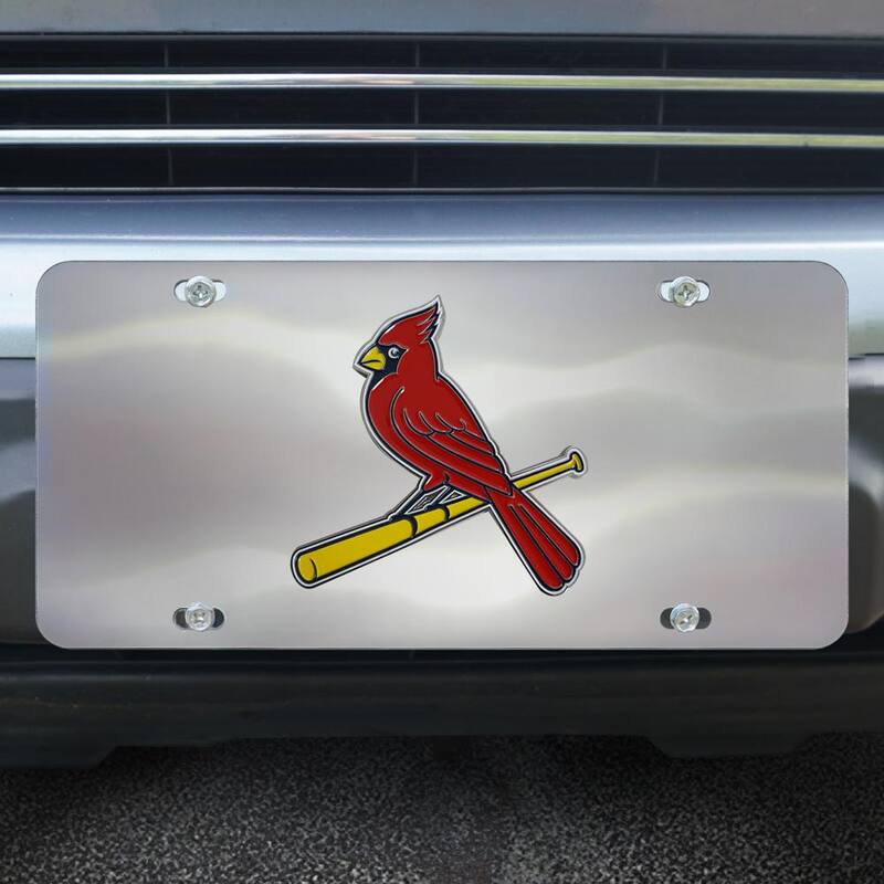 FANMATS MLB 6.25 in. x 12.25 in. St. Louis Cardinals Diecast License Plate - 26881