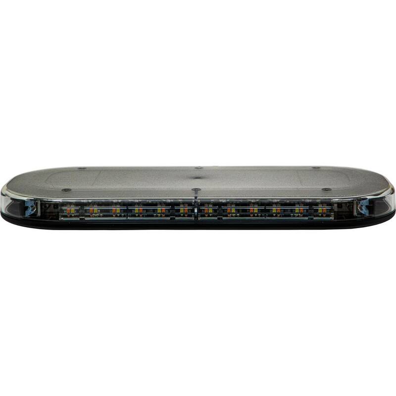 Buyers Products Company Class-1 Work Truck Emergency Flash LED Light Bar Amber/Clear - 8891160