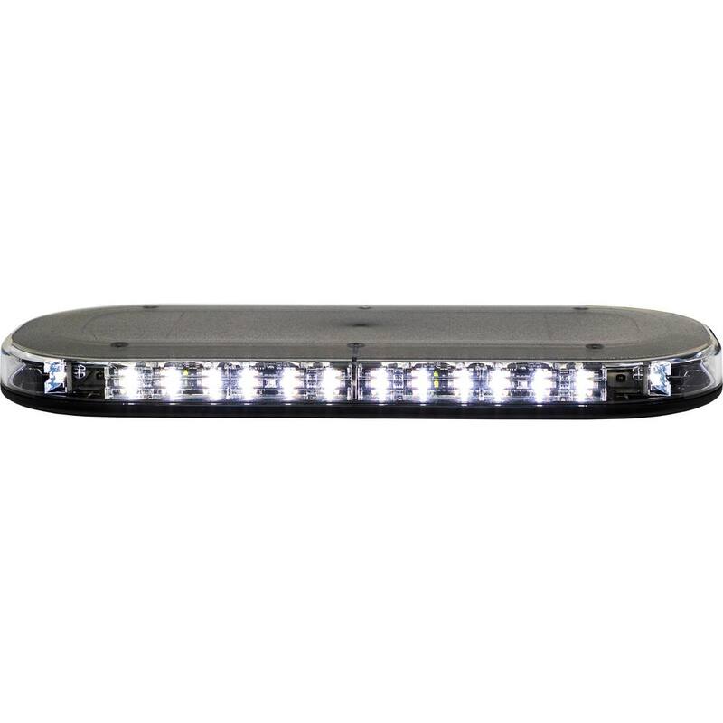 Buyers Products Company Class-1 Work Truck Emergency Flash LED Light Bar Amber/Clear - 8891160