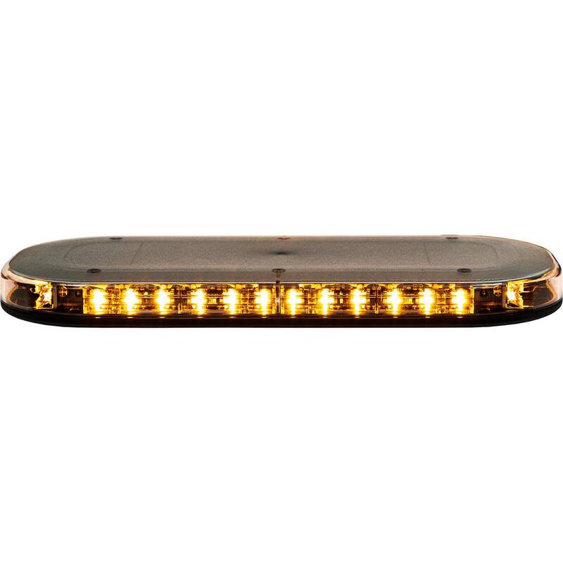 Buyers Products Company Class-1 Work Truck Emergency Flash LED Light Bar Amber/Clear - 8891160
