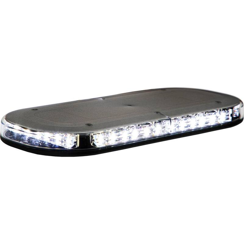 Buyers Products Company Class-1 Work Truck Emergency Flash LED Light Bar Amber/Clear - 8891160