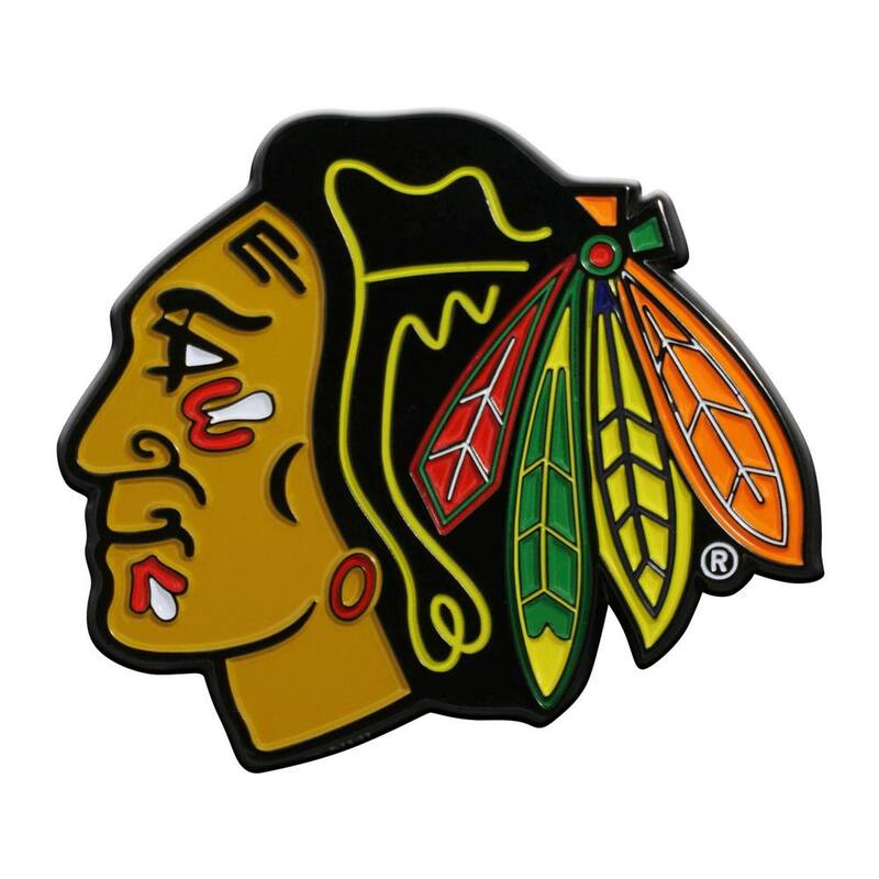 FANMATS 2.7 in. x 3.2 in. NHL Chicago Blackhawks Color Emblem - 22205