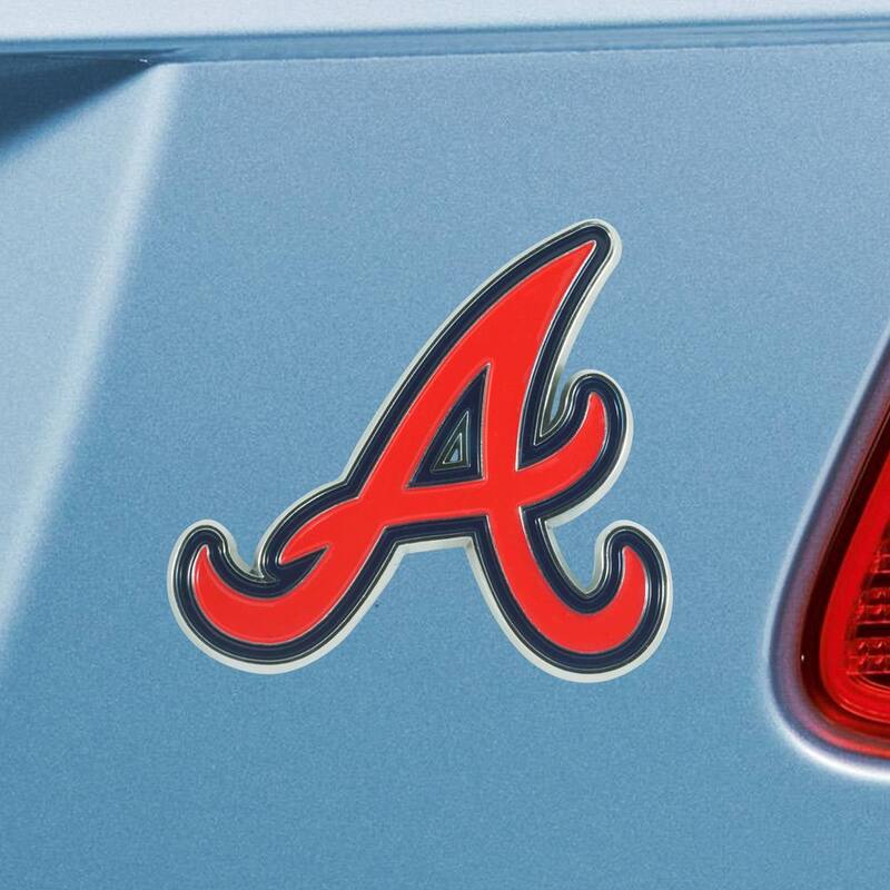 FANMATS MLB - Atlanta Braves 3D Metal Color Emblem - 26501