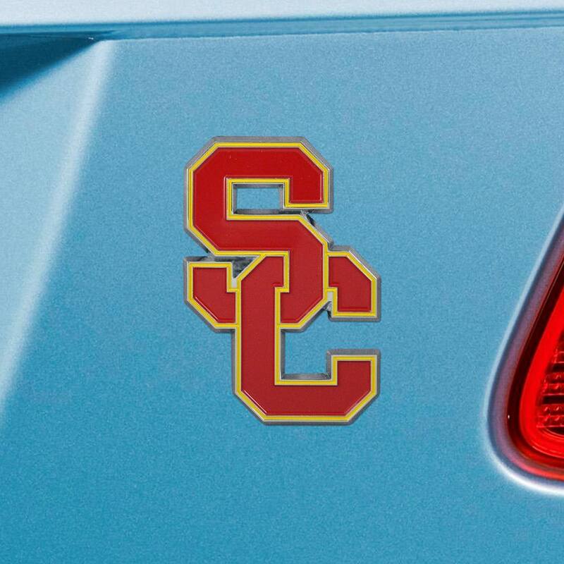 FANMATS 3 in. x 3.2 in. NCAA University of Southern California Color Emblem - 22251
