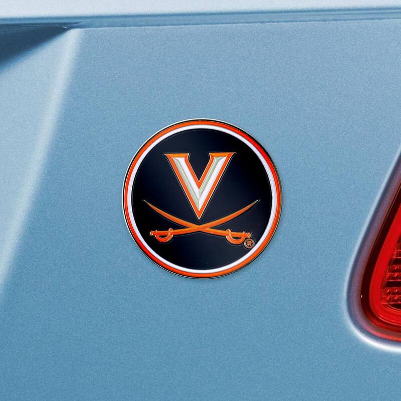 FANMATS 3.2 in. x 1.9 in. NCAA University of Virginia Color Emblem - 22260