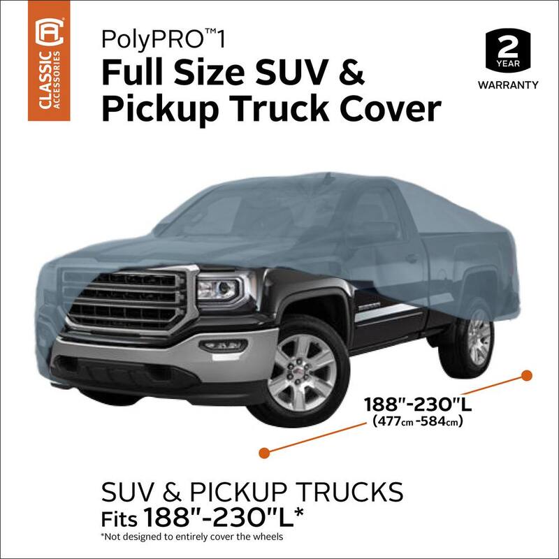 Classic Accessories Full-Size SUV Pickup Cover - 10-017-241001-00