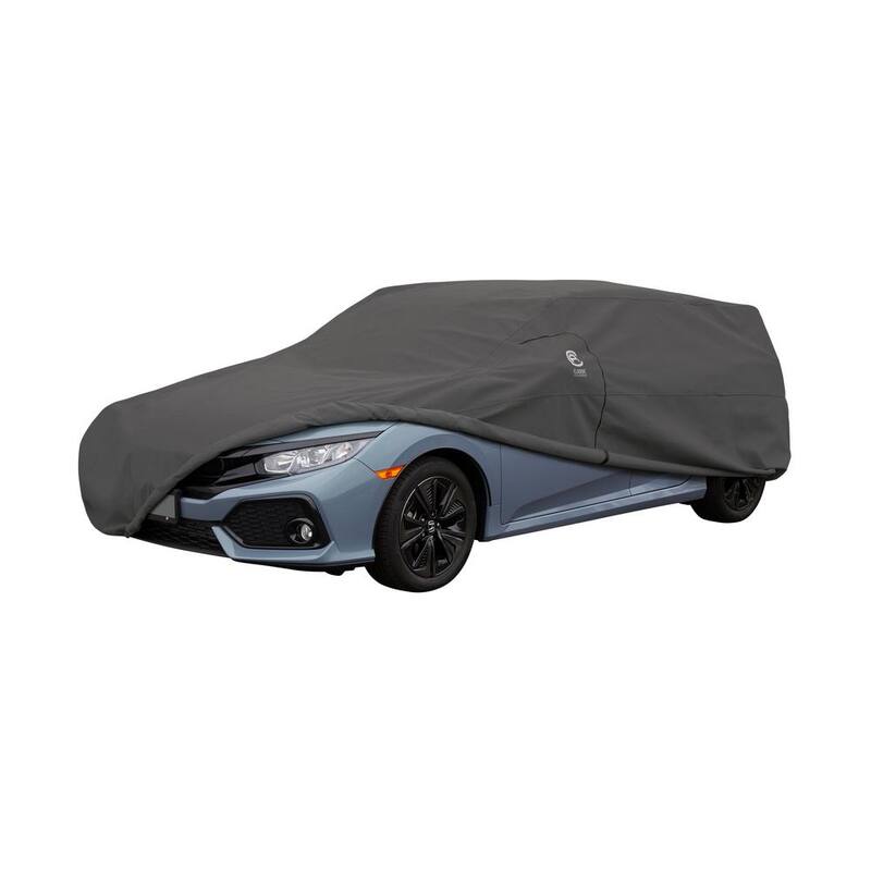 Classic Accessories Over Drive 183 in. L x 59 in. W x 51 in. H PolyPRO3 Hatchback Car Cover in Grey - 10-120-321001-RT