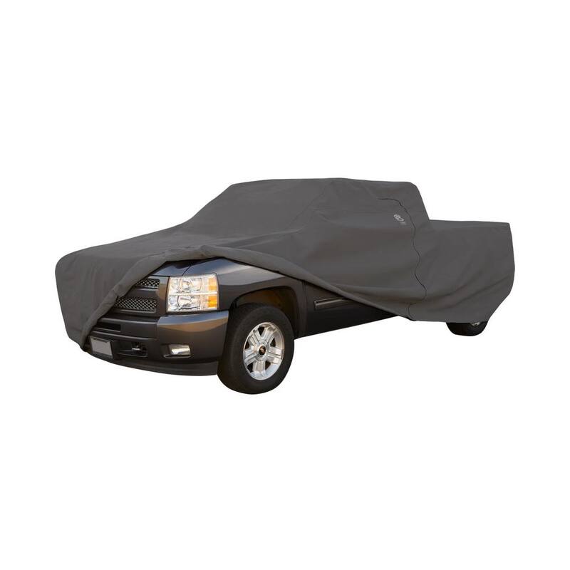 Classic Accessories Over Drive 232 in. L x 70 in. W x 60 in. H PolyPRO3 Truck Cover with RainRelease in Grey - 10-119-251001-RT