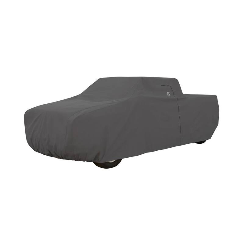 Classic Accessories Over Drive 232 in. L x 70 in. W x 60 in. H PolyPRO3 Truck Cover with RainRelease in Grey - 10-119-251001-RT
