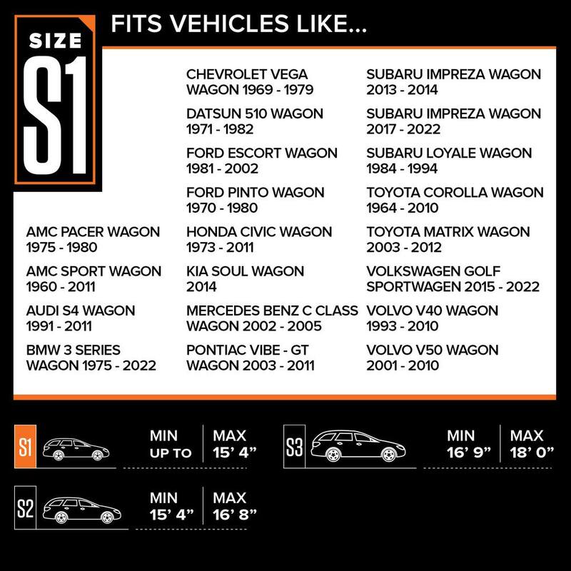 Budge StormBlock Plus 184 in. x 60 in. x 55 in. Station Wagon Size S1 Cover - RNWCSWF1