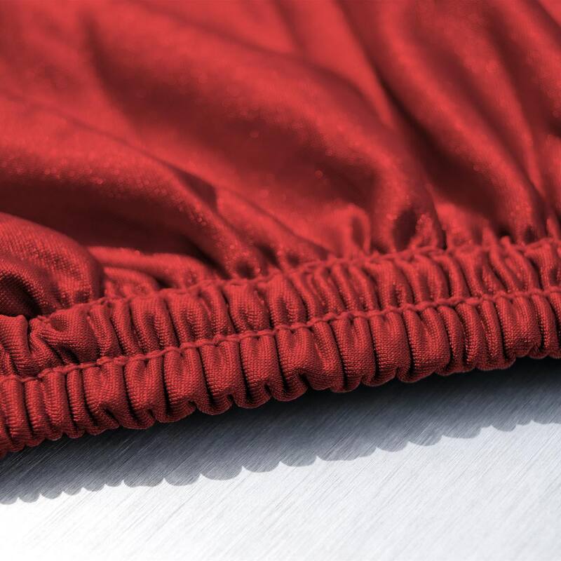 Budge Indoor Stretch 114 in. x 44 in. x 44 in. Red Motorcycle Cover Size MC-2 - MC095007004