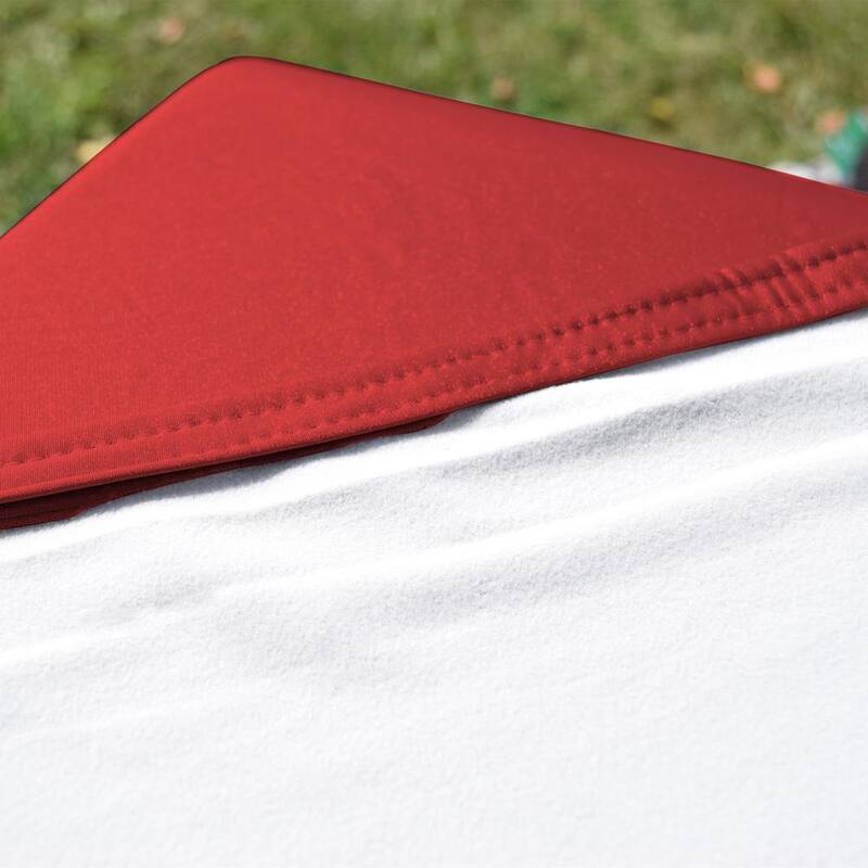 Budge Indoor Stretch 114 in. x 44 in. x 44 in. Red Motorcycle Cover Size MC-2 - MC095007004