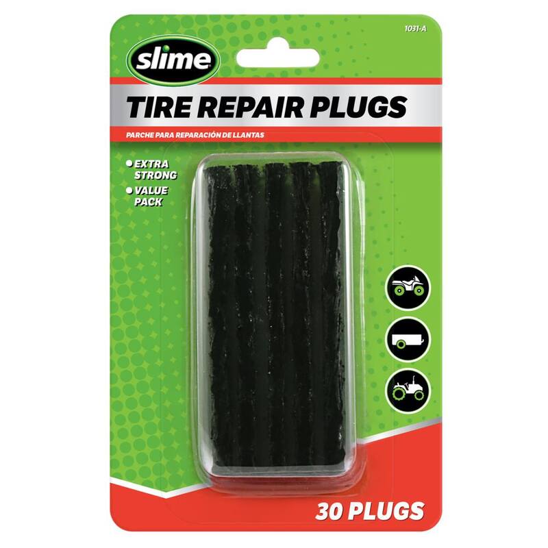 Slime Tire Repair Plugs (30-Count Black) - 1031-A