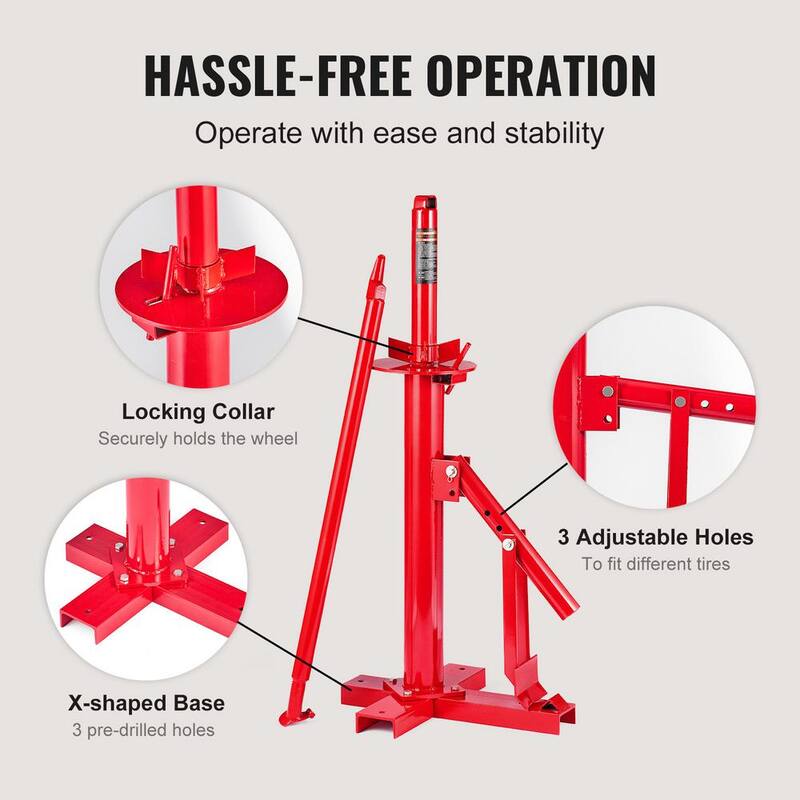 VEVOR Manual Tire Changer Portable Hand Bead Breaker Mounting Tool for 8 in. to 16 in. Tires Compatible with Car Truck Trailer - LTCZJZGSHSKRERD9OV0