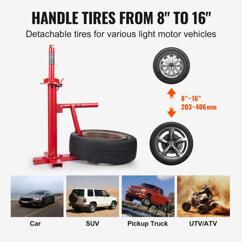 VEVOR Manual Tire Changer Portable Hand Bead Breaker Mounting Tool for 8 in. to 16 in. Tires Compatible with Car Truck Trailer - LTCZJZGSHSKRERD9OV0