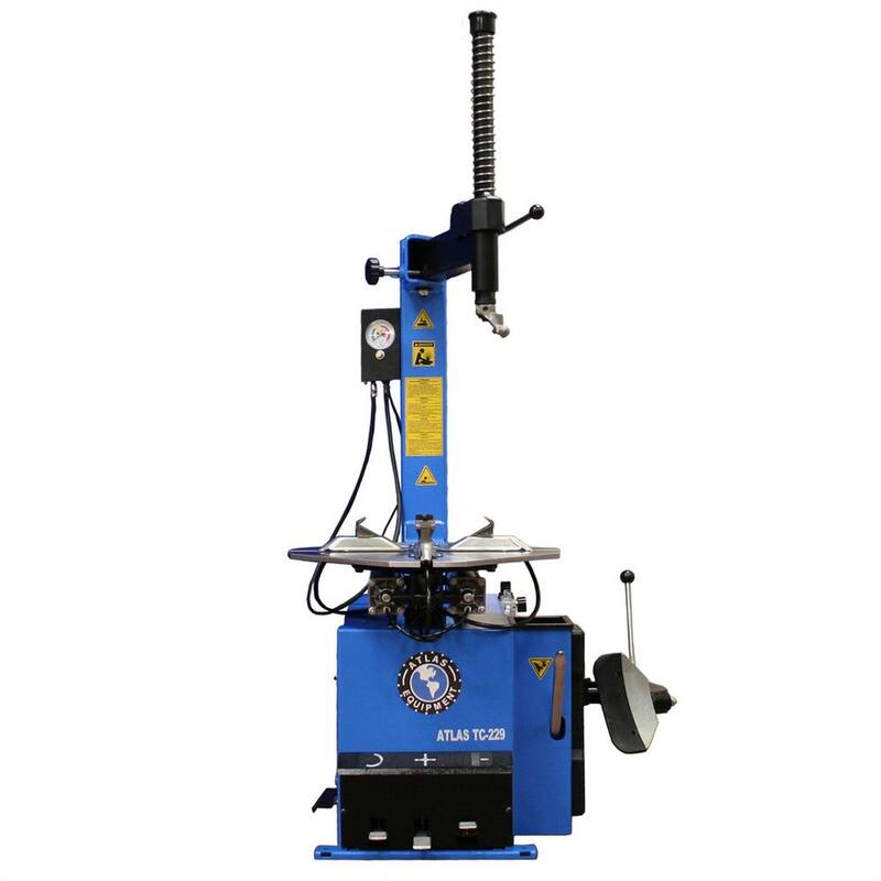 Atlas Electric Pneumatic Wheel Clamp Tire Changer with Bead - ATEATTC229