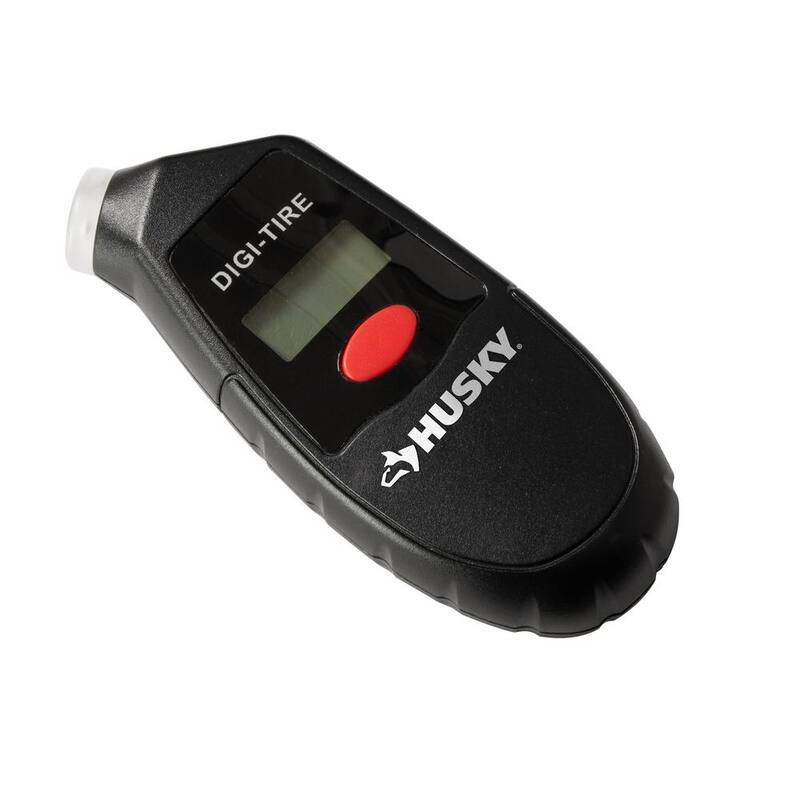 Husky 4 in. Digital Tire Gauge with LED Light - HDA552500