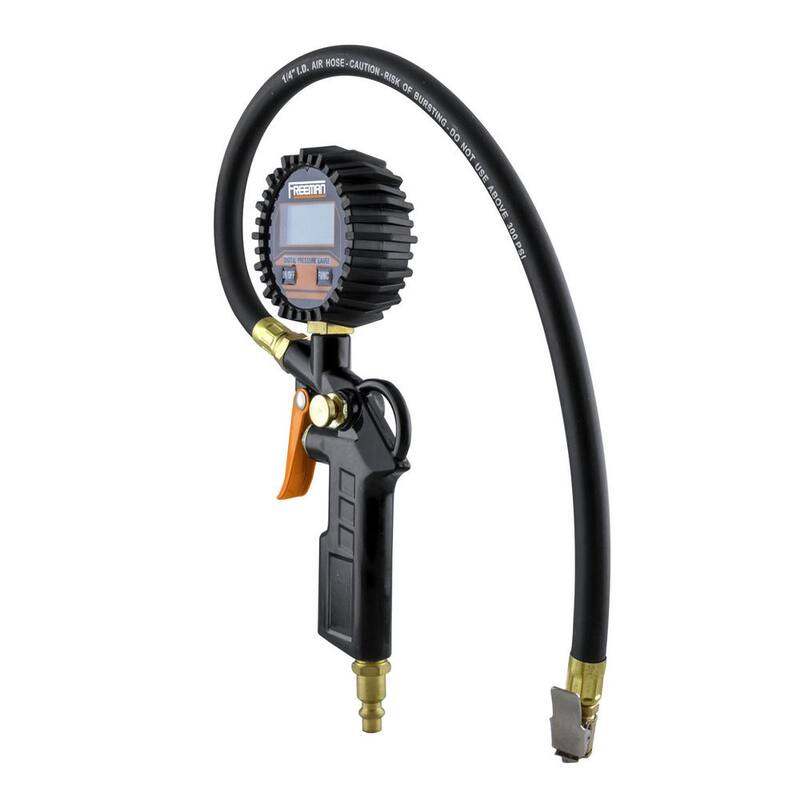 Freeman Digital Tire Inflator and High Flow Blow Gun Kit - FATDTIBGK