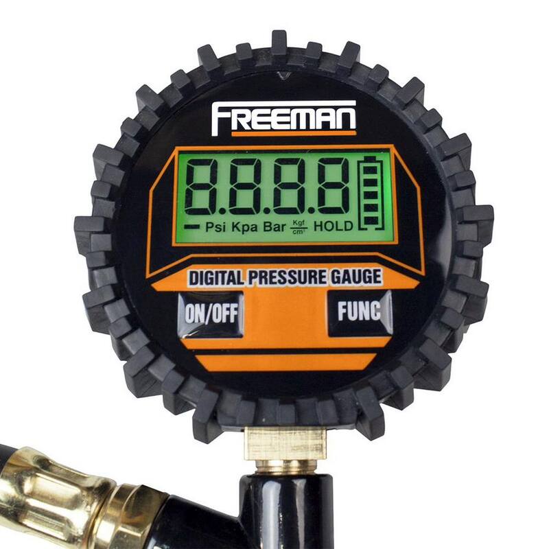 Freeman Digital Tire Inflator and High Flow Blow Gun Kit - FATDTIBGK