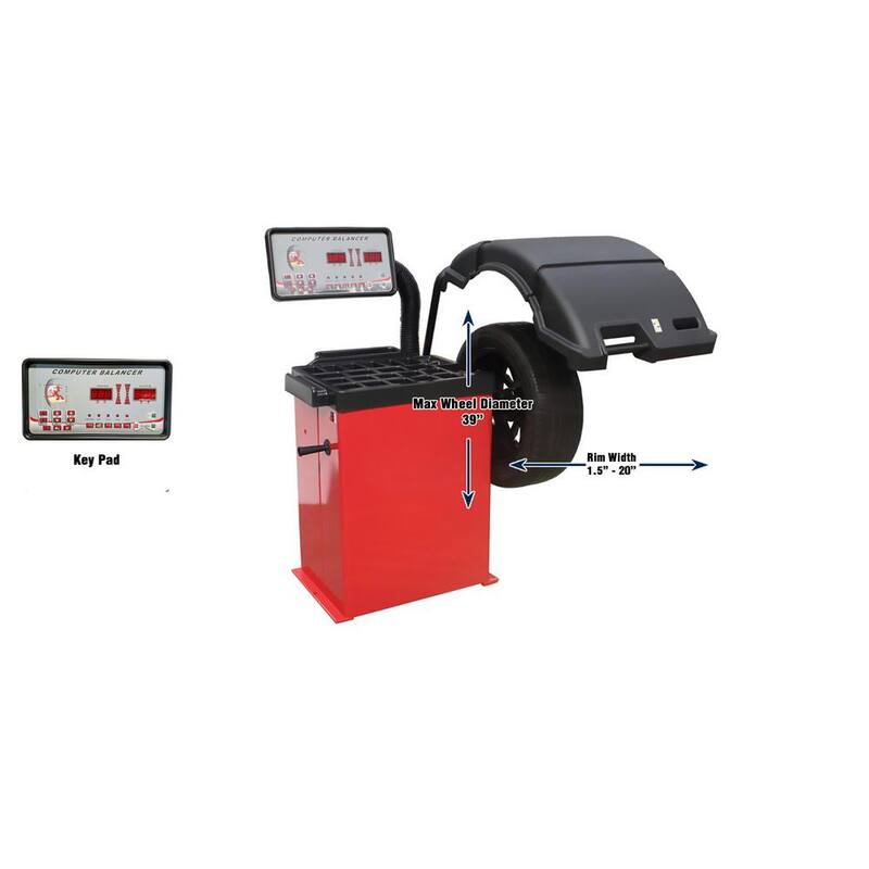 TUXEDO Wheel Balancer with included Hood Assembly - WB-953