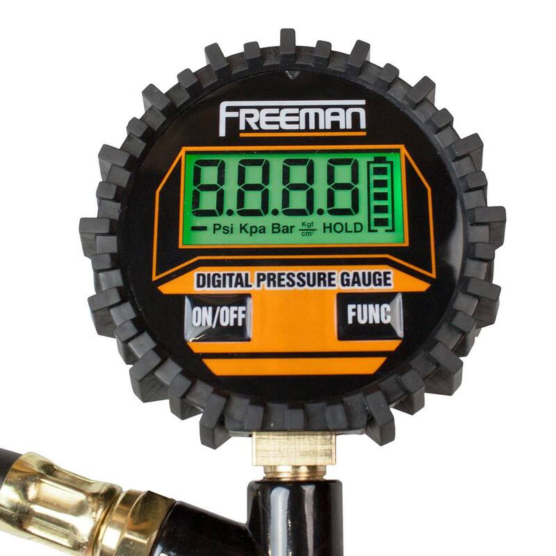 Freeman Digital Tire Inflator with LCD Pressure Gauge - FATDTI