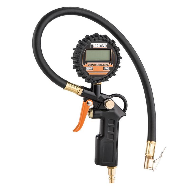Freeman Digital Tire Inflator with LCD Pressure Gauge - FATDTI