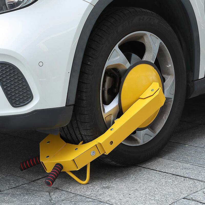VEVOR Wheel Lock Clamp 1-Pack Trailer Wheel Lock Heavy-Duty Anti Theft Tire Lock Adjustable Tire Boot Locks for Cars SUVs - XPSLTS1J0000E14V9V0-0702