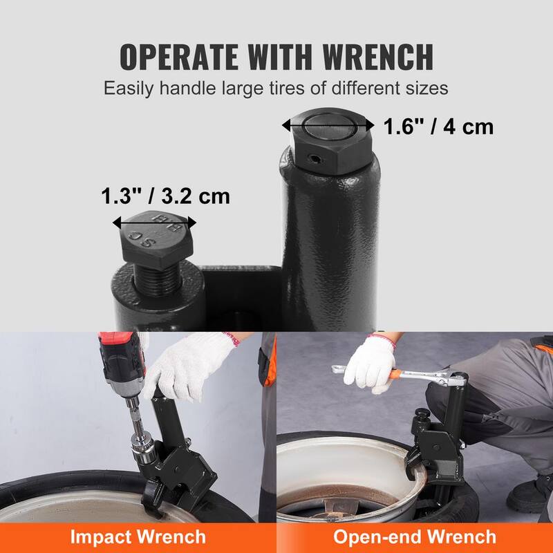 VEVOR Manual Tire Bead Breaker 38 in. to 42 in. Tires Changer Tool Heavy-duty Bead Breaking Easy-Operated for Trucks Cars ATVs - JQSTQPSJCGLGR13SAV0