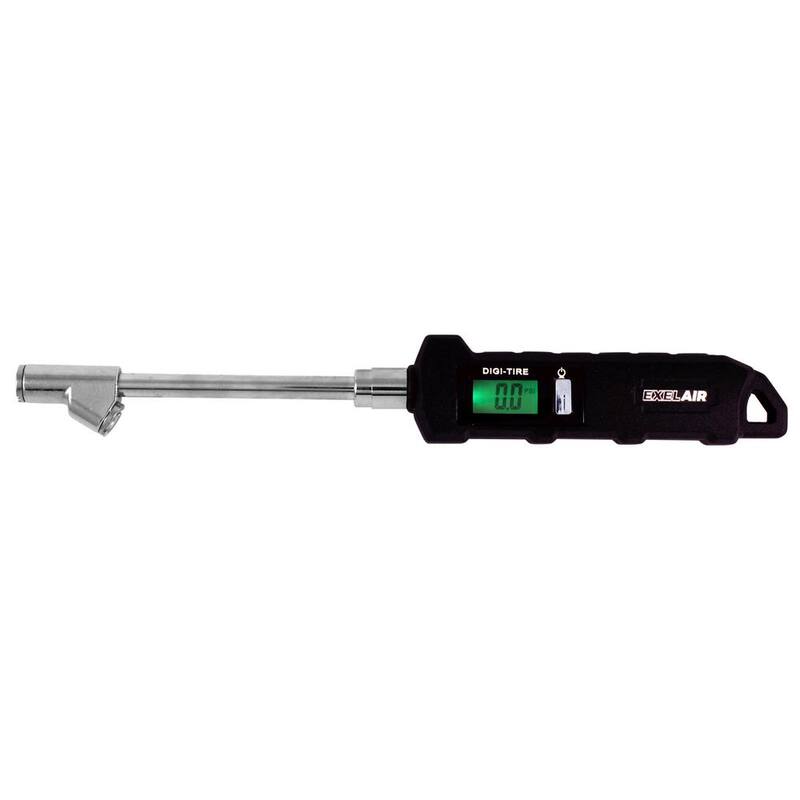 EXELAIR Swivel Air Chuck Digital Tire Gauge - EX516DIG