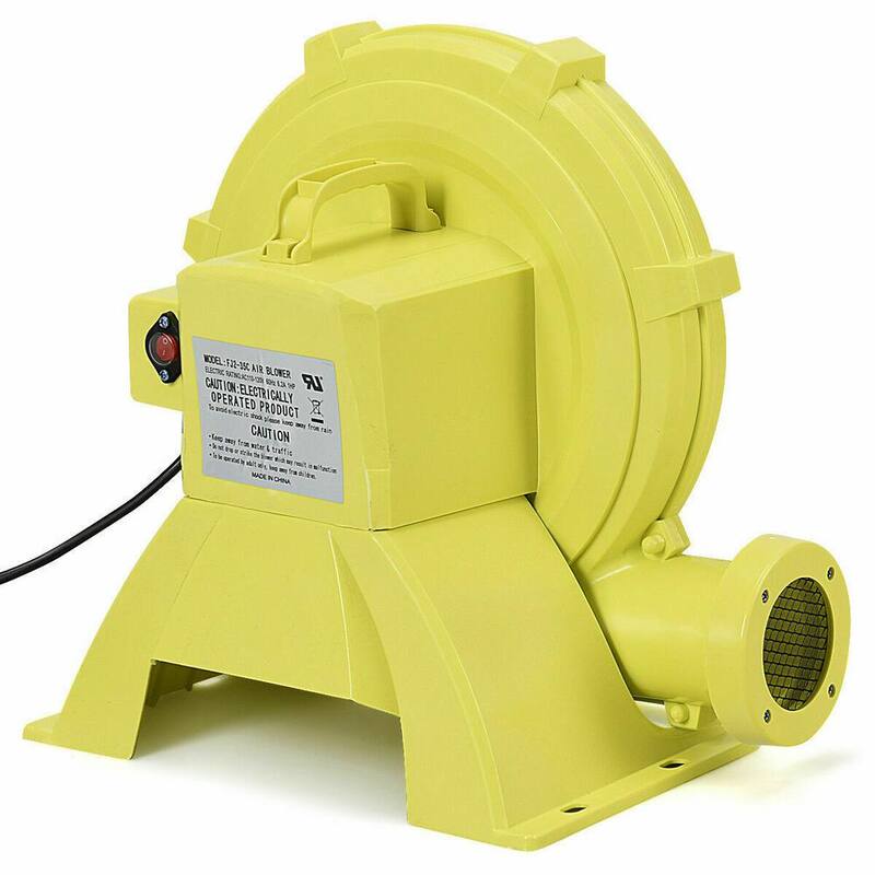 Gymax 735-Watt Bounce House Air Blower Pump Fan for Indoor Outdoor Inflatable Bouncy House - GYM03249