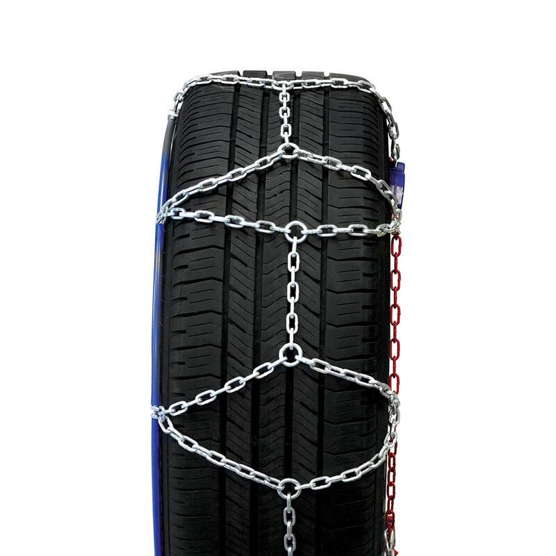 Peerless Auto-Trac Passenger Tire Diamond Pattern Snow Chains (Set of 2) - 0155005