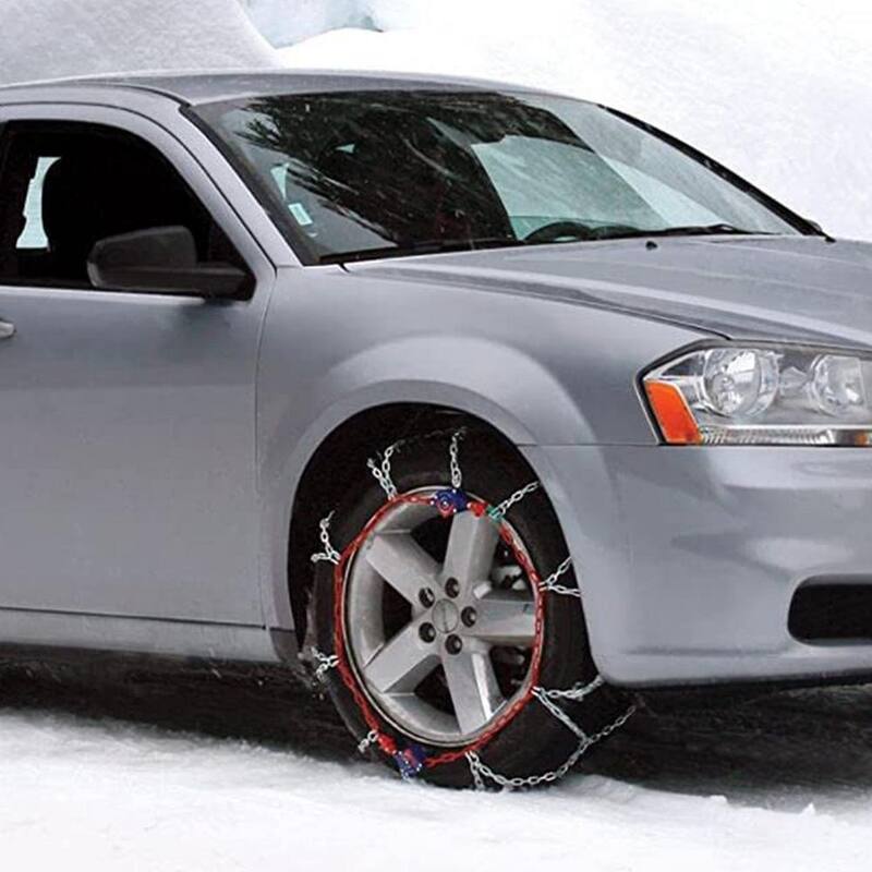 Peerless Auto-Trac Passenger Tire Diamond Pattern Snow Chains (Set of 2) - 0155005