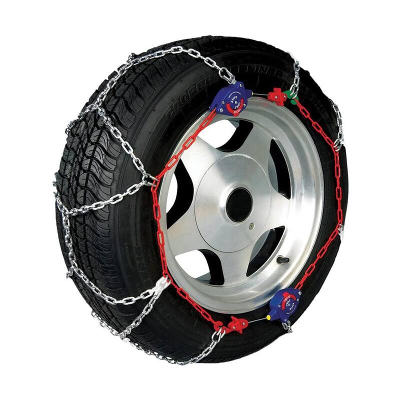 Peerless Auto-Trac Passenger Tire Diamond Pattern Snow Chains (Set of 2) - 0155005