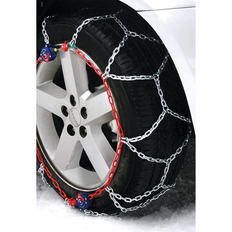 Peerless Auto-Trac Passenger Tire Diamond Pattern Snow Chains (Set of 2) - 0155005
