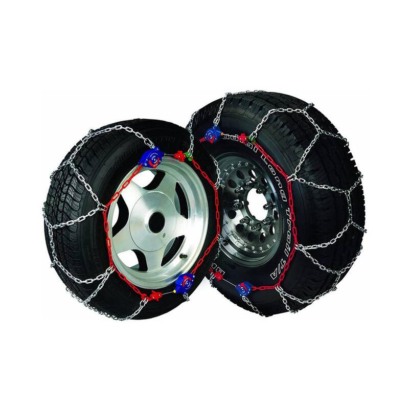 Peerless Auto-Trac Passenger Tire Diamond Pattern Snow Chains (Set of 2) - 0155005