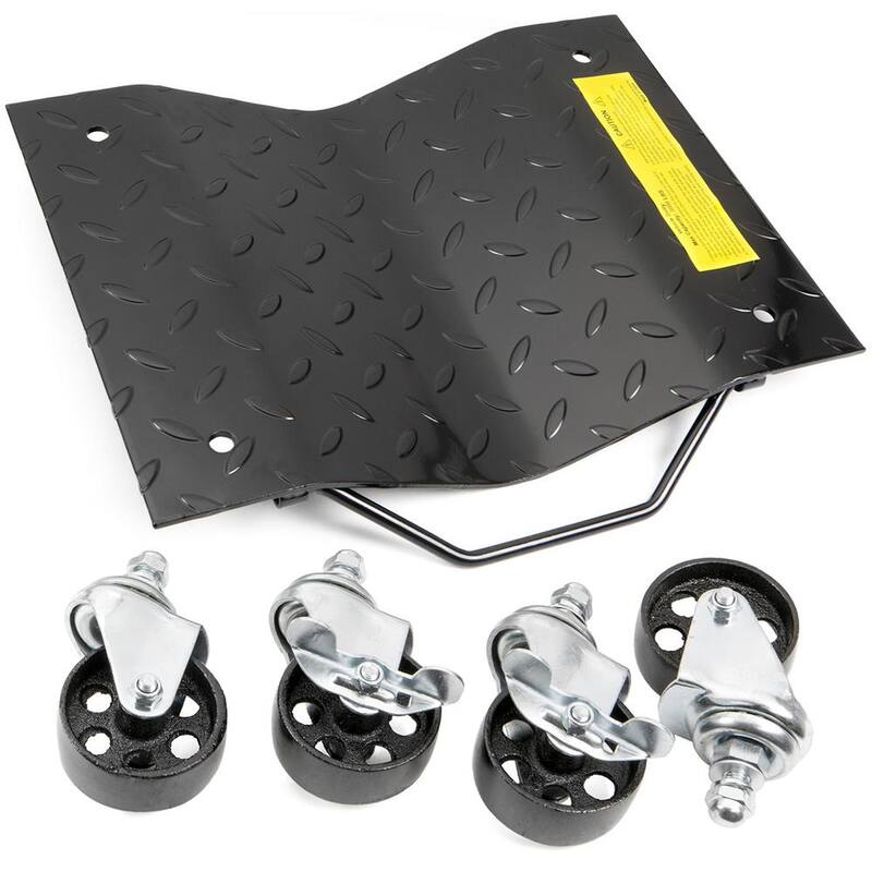 XtremepowerUS 12 in. x 16 in. Skate 3000 lbs. Tire Set of 2 Auto Dolly Car Dolly Wheel Repair Slide - 25995