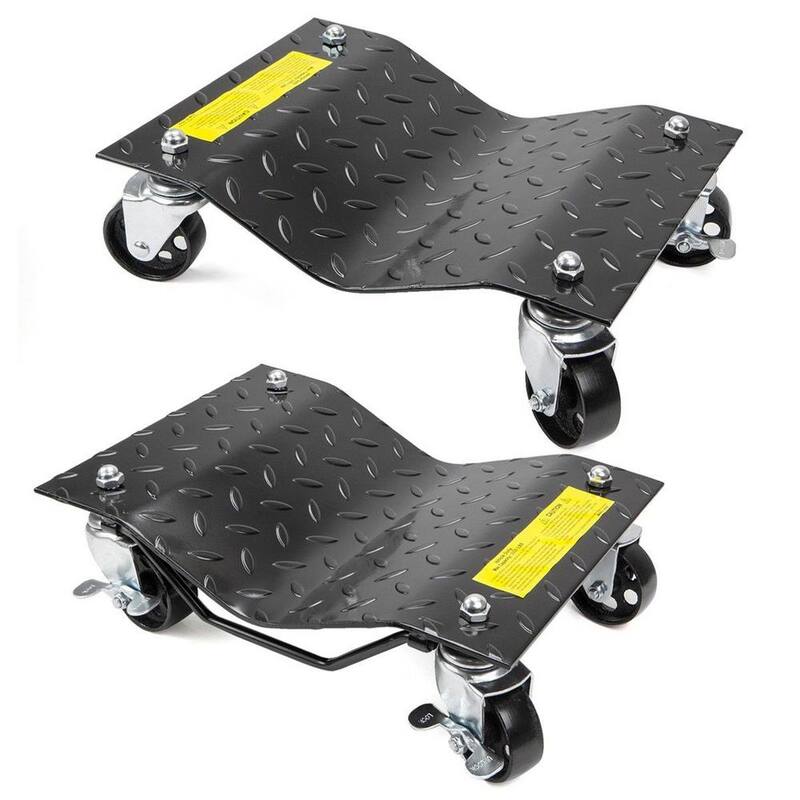 XtremepowerUS 12 in. x 16 in. Skate 3000 lbs. Tire Set of 2 Auto Dolly Car Dolly Wheel Repair Slide - 25995