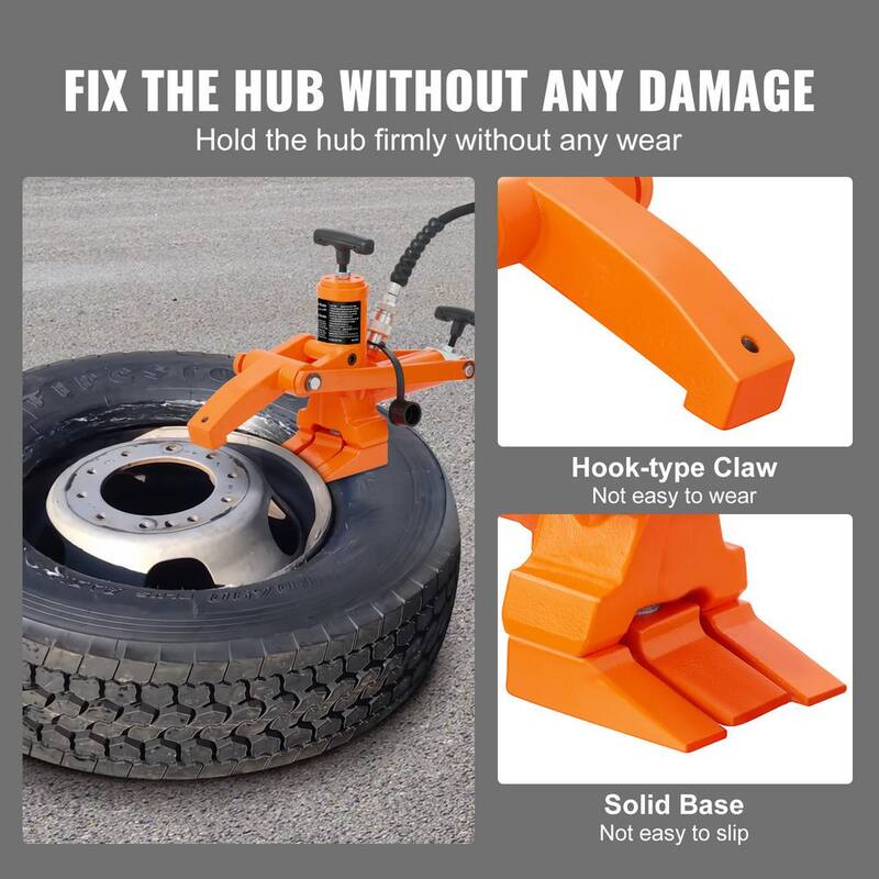 VEVOR Hydraulic Bead Breaker 1000 PSI Tire Bead Breaker w/Metal Foot Pump Bead Breaker for Tractors Trucks Buses Lawn Mowers - YYSTQPSJHYYBI068EV0