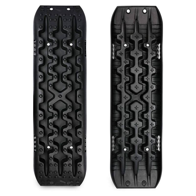 X-BULL Black Quick Recovery Emergency 4 Wheel Drive Tire Traction Board Mats - B06Y5KBD9X