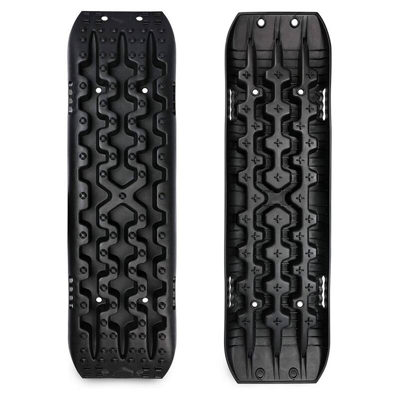 X-BULL Black Quick Recovery Emergency 4 Wheel Drive Tire Traction Board Mats - B06Y5KBD9X