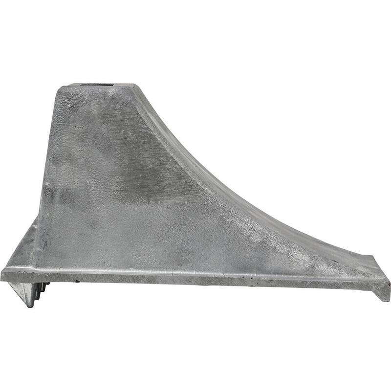 Buyers Products Aluminum Wheel Chock 6.25 in. x 12.25 in. x 7 in. - WC1267