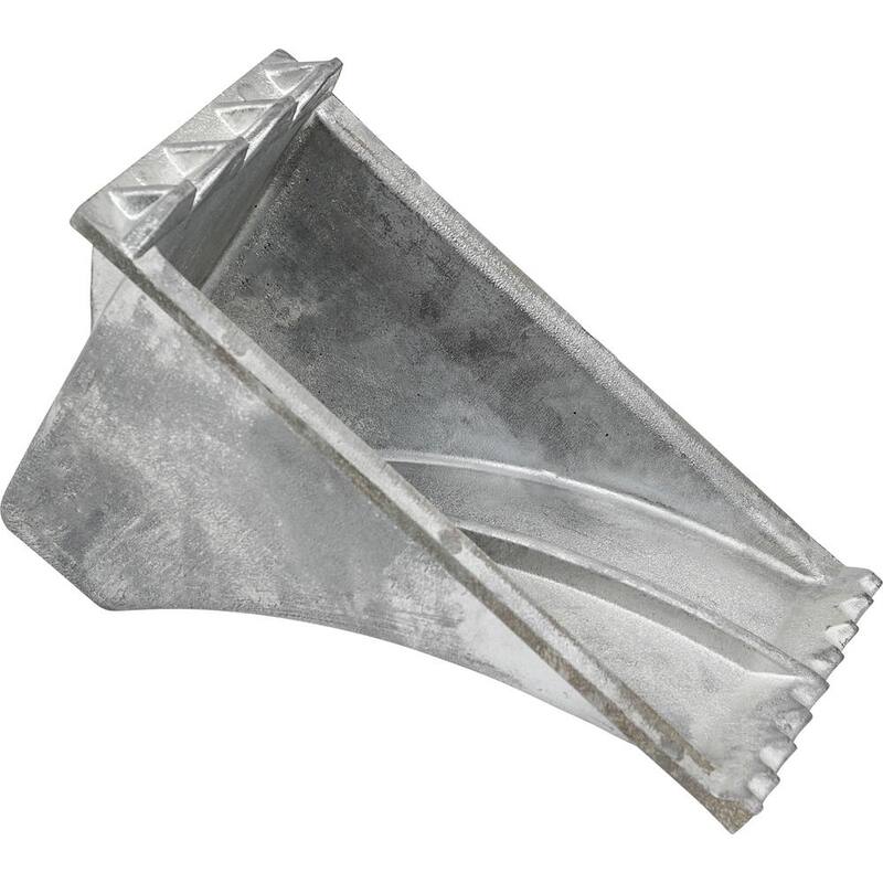 Buyers Products Aluminum Wheel Chock 6.25 in. x 12.25 in. x 7 in. - WC1267