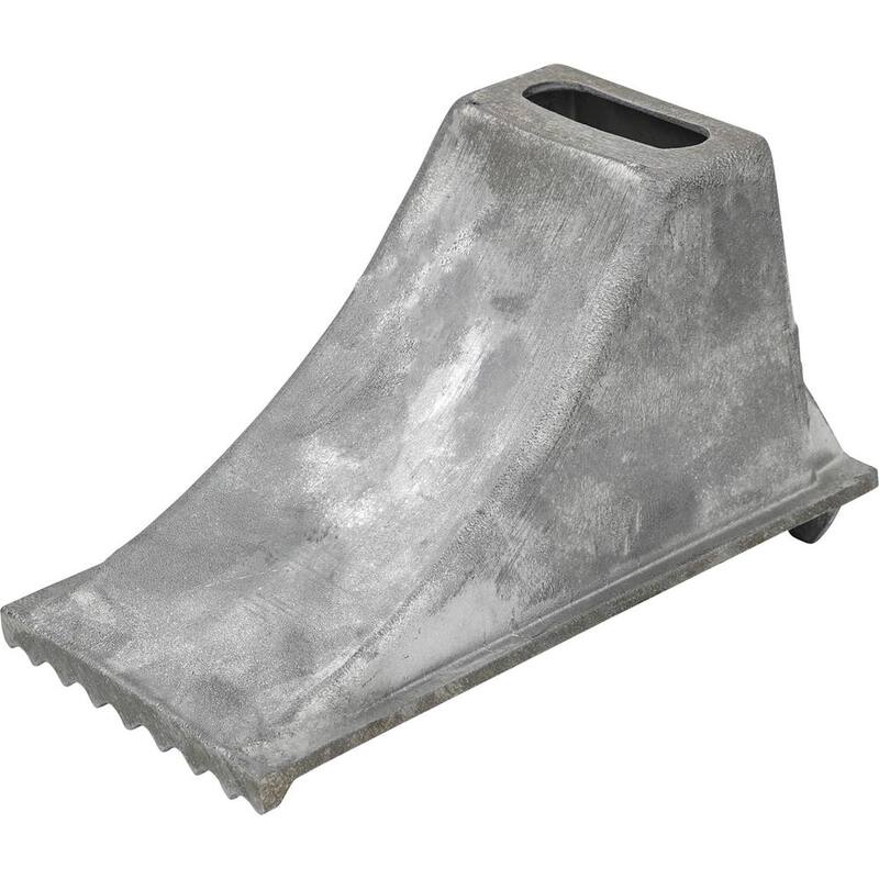 Buyers Products Aluminum Wheel Chock 6.25 in. x 12.25 in. x 7 in. - WC1267