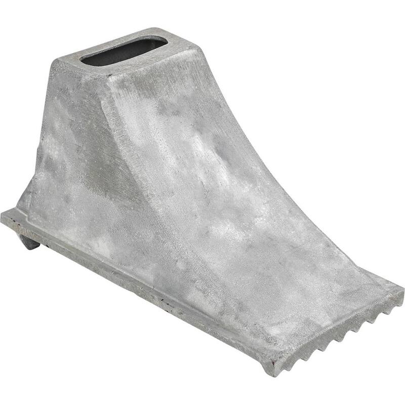 Buyers Products Aluminum Wheel Chock 6.25 in. x 12.25 in. x 7 in. - WC1267