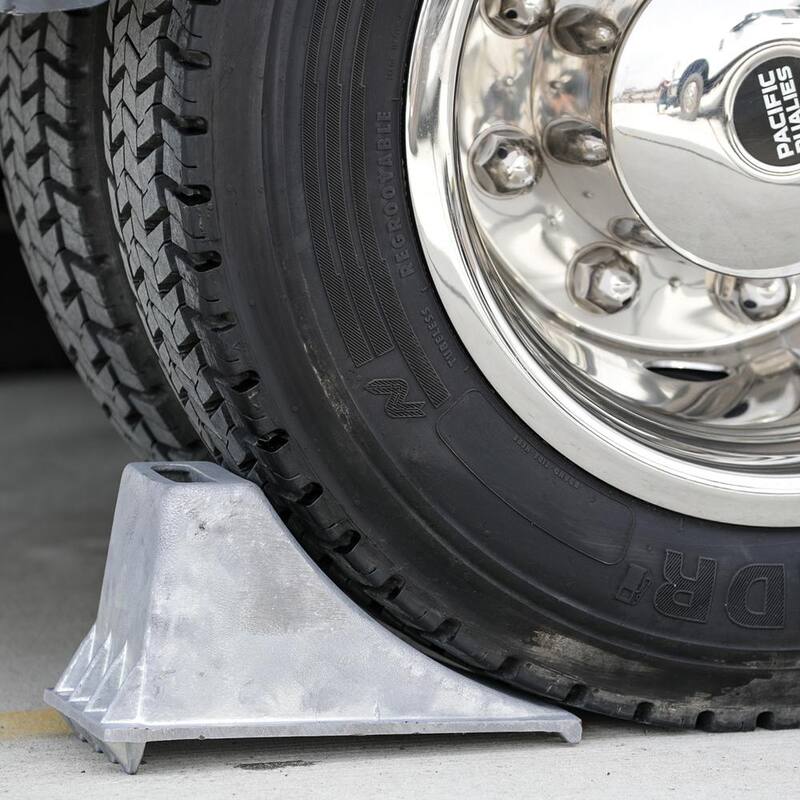 Buyers Products Aluminum Wheel Chock 6.25 in. x 12.25 in. x 7 in. - WC1267