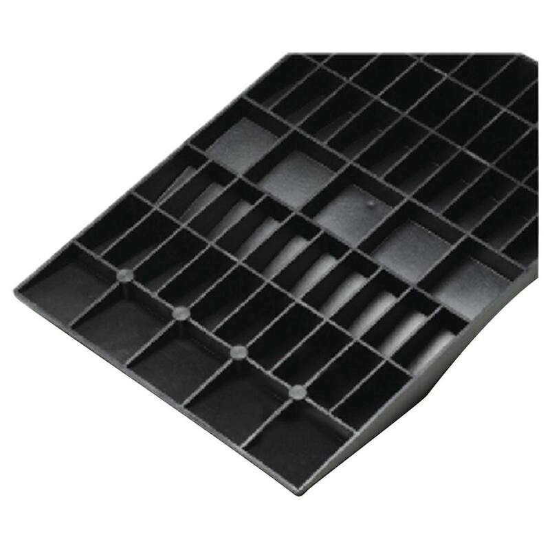 Unbranded Plastic Park Right Flat-Free Tire Ramps (4-Pack) - 37353