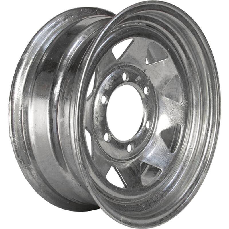 LOADSTAR 2830 lb. Load Capacity Galvanized Eight Spoke Steel Wheel Rim - 20534